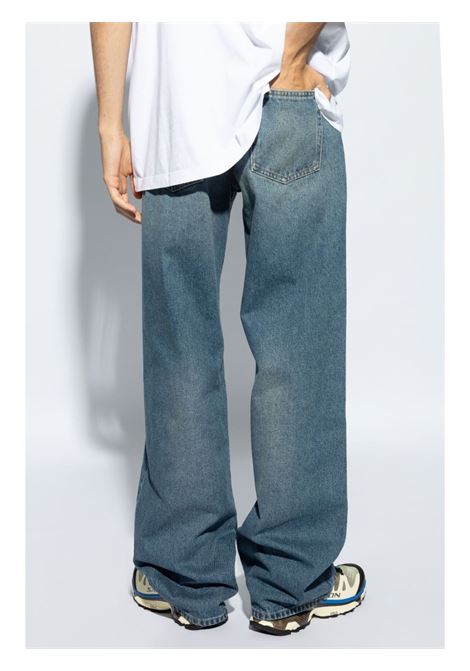 jeans dritti a vita alta uomo blu MM6 MAISON MARGIELA | SH0LA0010 S30589980